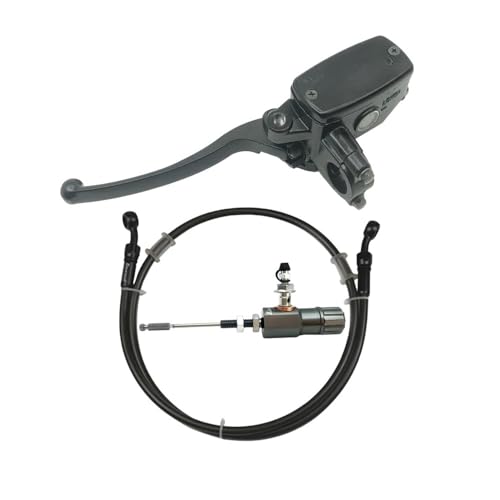 Levier de frein hydraulique CNC moto guidon 22mm pour une commande précise 100-300cc