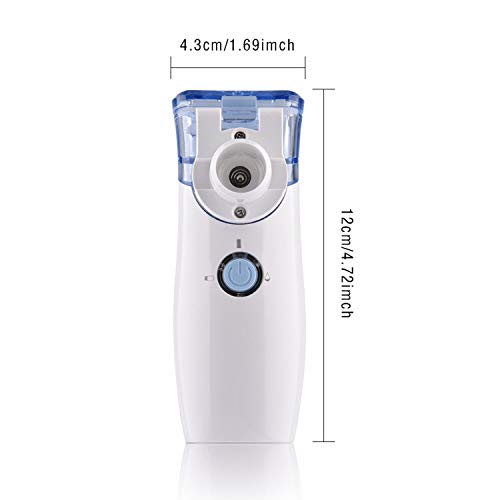 Portable Nebuliser Handheld Mesh Atomizer Machine for Home Daily Use, Personal Inhalers Nebulizador for Breathing Problems - Thumbnail 7