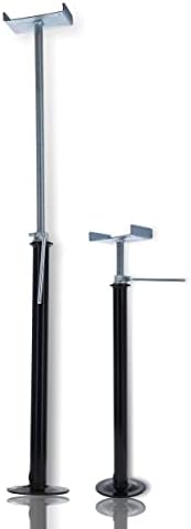 Dumble Heavy Duty RV Stabilizer Jacks for Travel Trailer 2pk - 21-37in Telescoping Camper Leveling RV Slide Out Supports