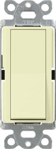 Lutron Claro 15 Amp On/Off 4-Way Switch, CA-4PS-AL, Almond