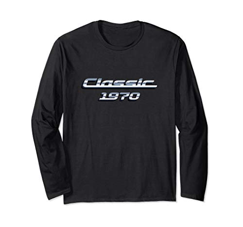 Gift for 50 Year Old: Vintage Classic Car 1970 50th Birthday Long Sleeve