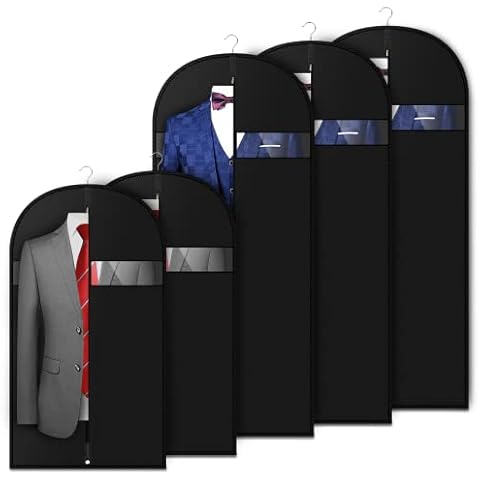 YOCOLE 5 Stück Premium Kleidersack Anzug Cover