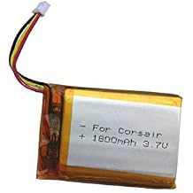 KARUF 3.7v 1800mAh Battery Replacement for Corsair HS70,HS75 XB, Void Pro RGB Headset, HyperX Cloud III/Cloud II Headset
