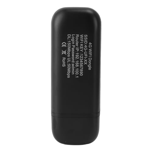 Image of Mobile Hotspot, Support 10 Devices Stable Signal Portable Router High Speed USB Powered with SIM Card Slot for Laptops (Black)