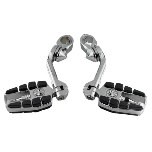 Repose pieds avant réglables moto 32 mm support pare-cylindre Sportster Dyna Softail