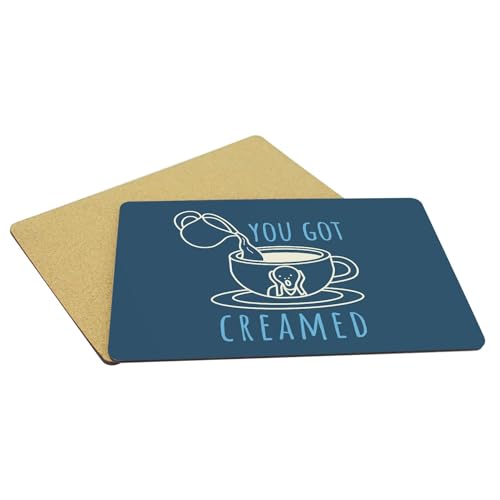 Sets de table bleu dessous en liège grand format souples pour napperon de cuisine - 5