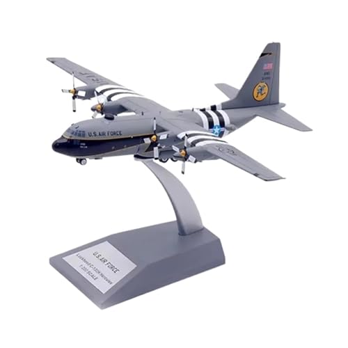 Modelo C-130H Hercules 1:200 réplica metálica compacta para vitrinas sin espacio