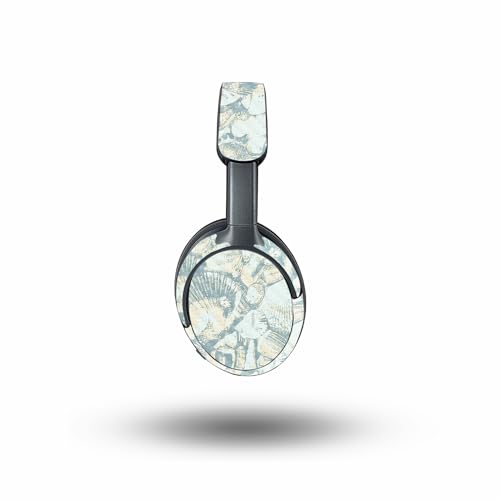 Image of MightySkins Carbon Fiber Skin Compatible with Bose QuietComfort Ultra - Blue Seashells | Protective, Durable Textured Carbon Fiber Finish | Easy to Apply