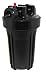10-Inch Neo-Pure Standard Water Filter Housing with Black Sump and Black Cap, 1-Inch NPT Inlet/Outlet, Without Pressure Relief Button, for Whole House or Point-of-Use Systems
