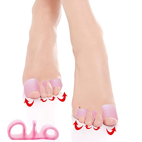 Tboxbo 18 Pieces Toe Separator,Pinky Toe Spacers,A Simple Tool To Restore And Improve Leg Shapetoe Streightener For Hammer Toe & Bunion Corrector/Correct Your Toes Naturally #TOP6