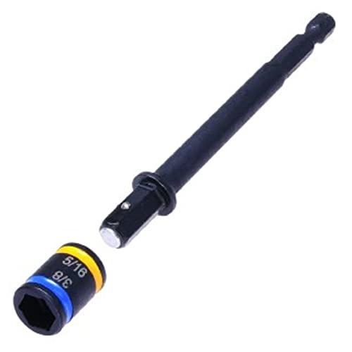 Malco MSHMLC1 4 Inch C-Rhex Cleanable, Reversible Magnetic Hex Drivers 5/16 Inch And 3/8 Inch thumb #1