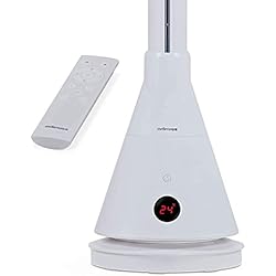 Ventilador Torre Aire Frio Mellerware - Ventilador Calefactor Air Power Warm&Cold 1800W+30W| 2en1 | 9 Velocidades | Silencioso | Temporizador 8h | Pantalla Táctil Mando a Distancia | Modo Noche | 15m2 | Blanco