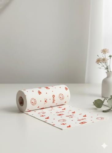 Image of Gala Reusable Kitchen Towel Roll (Anti-Bacterial,80 Washable Wipes per Sheet)