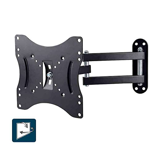 EDM® Universal TV-Halterung 23-42“, 25kg, Gelenkarm, neigbar -15°/+15°, schwenkbar 180°, max. VESA 200x200mm, Wandabstand 63-381mm, einfache Montage, inkl. Schrauben