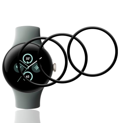 p Google Pixel Watch 3 45mm tB 3 sNZ Watch 3 45mm یtB PET Yf@ 3DȖ Jo[ Ή Pixel Watch3 45mm tیtB ߗ 3DSʕی LYh~