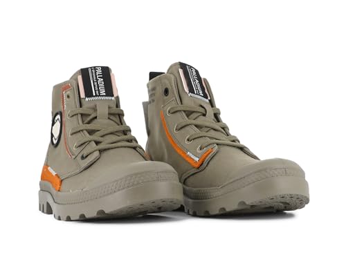Palladium Pampa Underlayer Damenstiefel, Weiß, braun, 35.5 EU – Ansicht 6