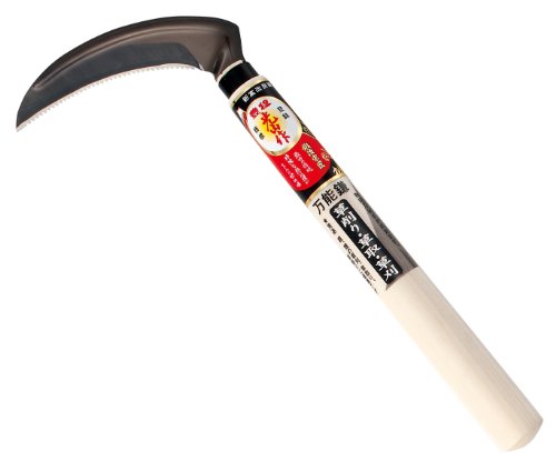 Faucille Japonaise Multi-usages Coupe Herbe Jardin Taille Lierre Jardinage Outil Toyotomi Mitsuyama Lame 12cm