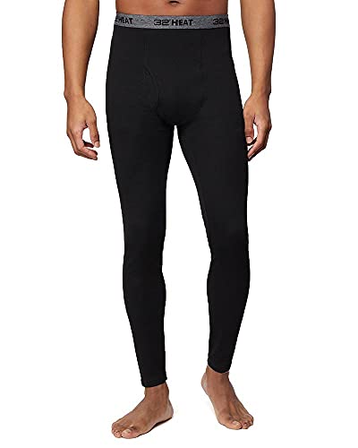 32 Degrees Heat Men’s Performance Thermal Midweight Waffle Baselayer Legging Pant