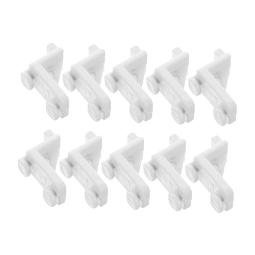 TEHAUX 10個 冷凍庫用可能棚クリップ 耐久性簡単取付け冷蔵庫扉固定具 家 業務用モデル対応