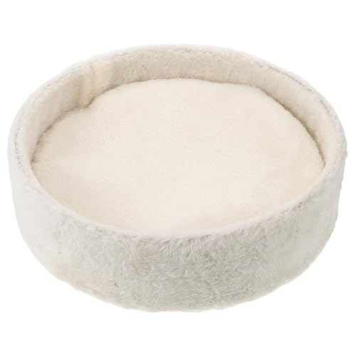 Gatuida Panier pour Arbre à Chat hamac de Rechange en Polaire Douce avec Coussin - 30 x 30 cm - Accessoires pour Arbre à Chat - Coussin Rond