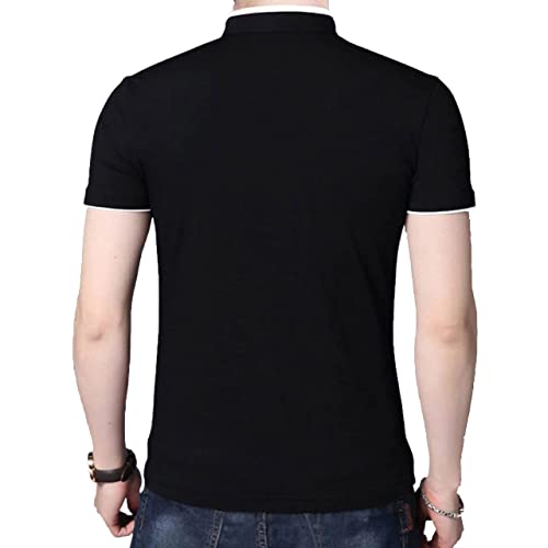 Image of Stylish and Handsome Mandarin Collar Half Sleeves T Shirt for Men Combo (Pack of 1)