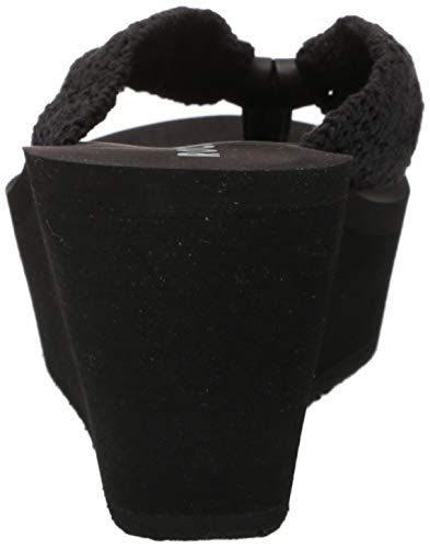 Rocket Dog Women's Dock Crochet Cotton Wedge Sandal, Black, 10 #TOP2