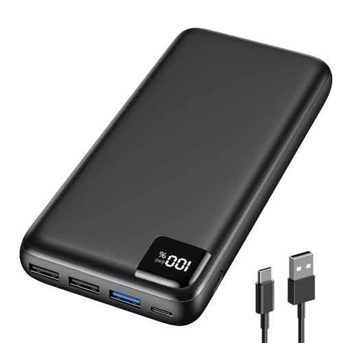 A ADDTOP Power Bank 20000mAh Batería Externa   22,5W USB C Carga Rapida Cargador Portátil con 4 Salidas Bateria Portatil para Teléfono Tabletas