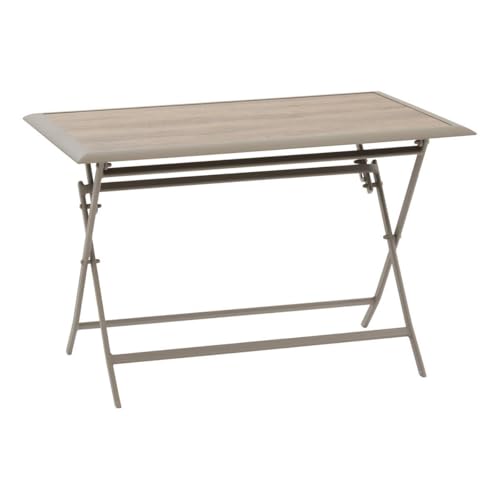 Hespéride - Table de Jardin 4 Places Azua Pliable café 110x71cm