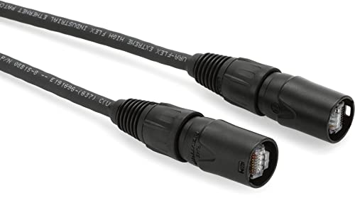 Cable Cat 5e Blindado con conectores Ethercon 3 pies miniatura 1