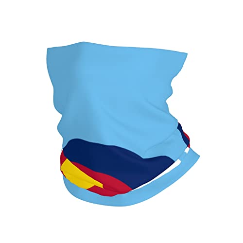 Polainas De Cuello Bandera Divertida De Colorado Cuello Pañuelo Prima Sombreros Protección UV Pasamontañas para Pesca Adulto Yoga