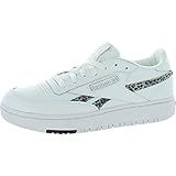 Reebok Womens Club C Double Leather Fitness Tennis Shoes White 11 Medium (B,M)