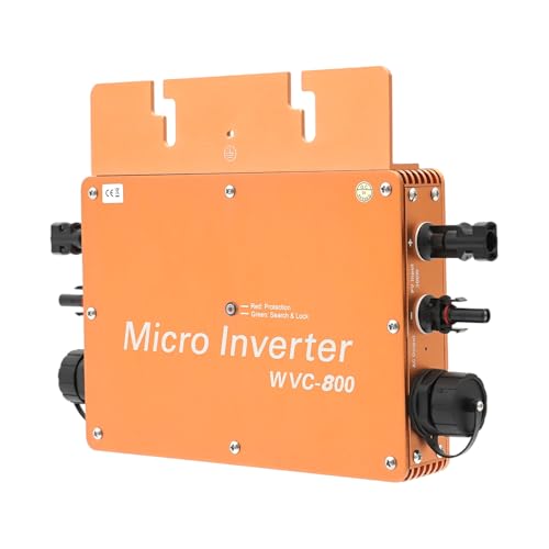 Image of Solar Power Inverters Grid Tie Micro Inverter 800W Control Voltage Automatic Identification Solar Grid Tie Microinverter 120V 230V, Gold