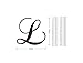 Jess and Jessica Wooden Letter L, 8