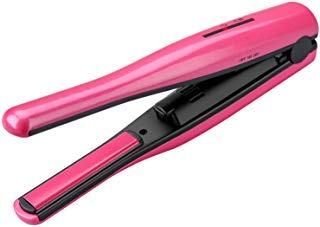 OBEST Hair Straightener Cordless Ceramic Flats Iron 2 in 1 Hair Straightening and Curler with Temperature Control Travel Hair Curling Irons Professional Styling Tool Pink