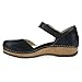 Dansko Mae Mary Jane for Women - Dual-Density Cork/EVA Midsole and Lightweight Rubber Outsole Provide Durable and Comfortable Ride on Patented Stapled Construction Black 8.5-9 M US