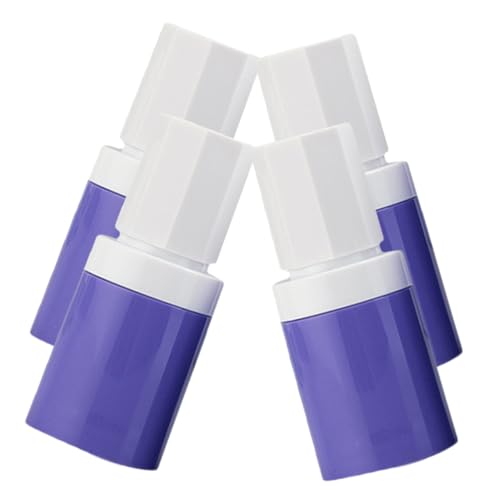 GANAZONO 4 Piezas Botella De Loción Al Vacío Botellas De Niebla Dispensador Recargable Contenedor De Viaje Cosmético Al Vacío Botella De Bomba Botellas De Spray Reutilizable Púrpura Páginas