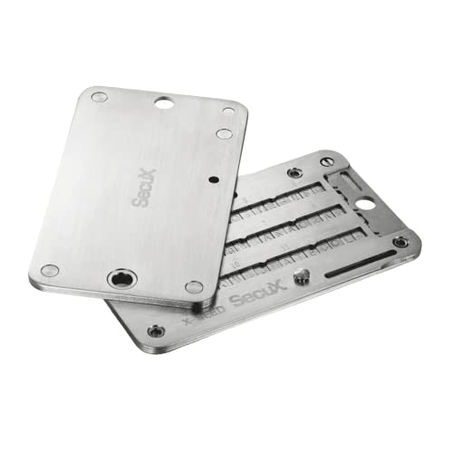 BitcoinMerch.com - SecuX XSEED PRO Crypto Mnemonic Seed Key Phrase Backup/Recovery for Cryptocurrency Bitcoin Ethereum