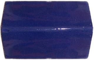 Fine Crafts Imports 5 pcs Cobalt Blue Talavera Clay V-Cap