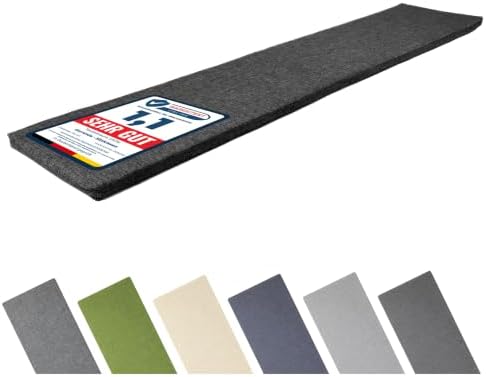 Garronda Bankauflage Outdoor Gartenbank Auflage 200x40 Anthrazit GD-0220 | Dicke: ca. 4 cm, Wasserabweisend, UV-beständig, mit Bändern, als Sitzkissen für Hollywoodschaukel und Gar