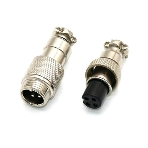 Conector GX16 4 pines macho y hembra miniatura 2
