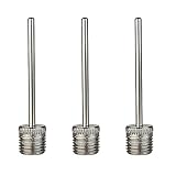 Lily Brown 3/6pcs Stainless Steel Air Pumps Needle Replacement Pumps Pin Air Inflate Pumps Needle Convenient and Stainless Steel Air Pumps Needle Sports Accessories Convenient