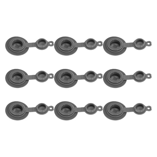 PRETYZOOM Tapones de Válvula Tpu Gris para Bolsas de Compresión al Vacío, 9 Piezas, Tapa de Sellado Antifugas para Almacenamiento y Organización en Hogar y Viaje