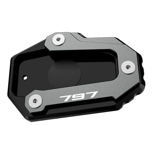 Béquille latérale pour Monster 821 et 797 : plaque d'extension stable