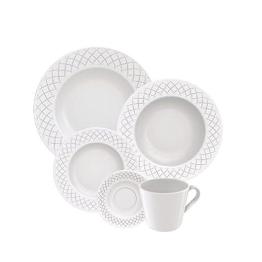 Aparelho de Jantar Tramontina Ingrid em Porcelana 20 Peças
