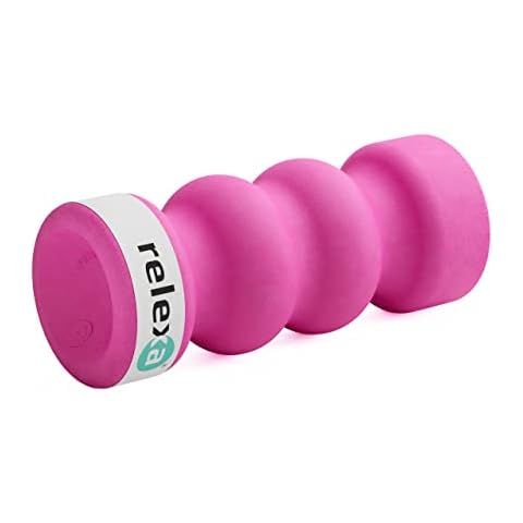 relexa double-twin Faszienrolle mit 4 ergonomischen Wirkungsbereichen für Nacken, Rücken, Po und Beine. Tiefenwirksam Cover