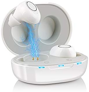 JINGHAO Rechargeable Assistive Listening Amplifier Device with USB Charger Case Looks Like Earbuds