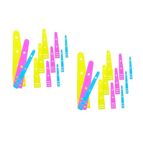 OSALADI 2sets 12pcs Elastic Cord Threaders Kit Portable Plastic Drawstring Threader for Stringing for Sewing Crafting and DIY Projects Lightweight and Durable Design 12pcs*2