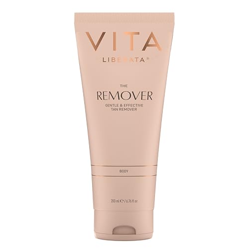 VITA LIBERATA The Remover 200ml Fast-Acting Self Tan Remover & Exfoliator with Charcoal Gently Removes Self Tan Hydrates & Preps Skin for Flawless New Application