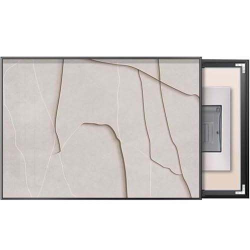 Couvercle pour compteur électrique amovible 55x45 cm et peinture décorative