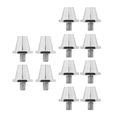 Pohmndz 12PCS�A���~�j�E���V���[�N�X�X�p�C�N�T�b�J�[�X�p�C�N���O�A�X���`�b�N�X�j�[�J�[�X�|�[�c�V���o�[�̂��߂̋�������T�|�[�g